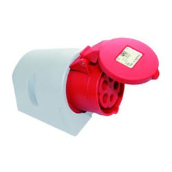 REV 0510620555 prise de courant Gris, Rouge