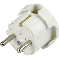 0512040777 Fiche coudée à contact de protection plastique 250 v blanc IP20 D393942 - REV