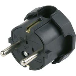 0512045777 Fiche coudée à contact de protection plastique 250 v noir IP20 D393692 - REV