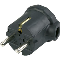 0512055777 Fiche coudée à contact de protection plastique 250 v noir IP20 D393572 - REV
