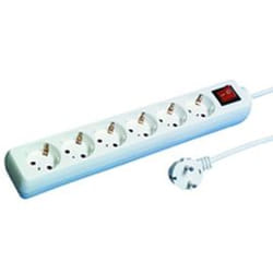 REV 512360555 protection surtension Blanc 6 sortie(s) CA 250 V 1,4 m
