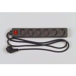 REV 512380555 protection surtension Noir 6 sortie(s) CA 250 V 1,4 m