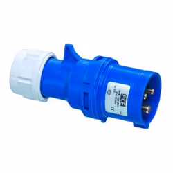 REV 0512525555, Bleu, 3P, IP44, 250 V, 16 A, 1 pièce(s)