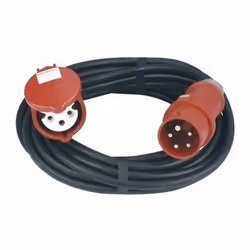 REV 0577740555, 10 m, Intérieur &amp; extérieur, IP44, Anti-éclaboussures, 1,5 mm², 1 sortie(s) CA