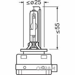 Ampoule xénon OSRAM D1R Xenarc 85V, 35W, 1 pièce - Vue supplémentaire 4