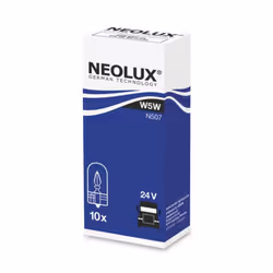 Ampoule secondaire NEOLUX W5W 24V, 5W, 10 pièce