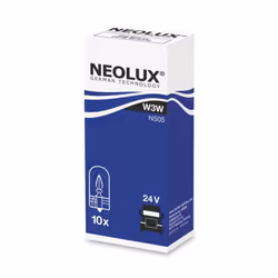 Ampoule secondaire NEOLUX W3W 24V, 3W, 10 pièce