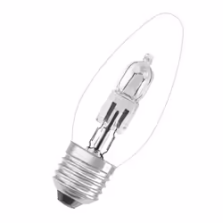 Osram HAL CANDLE 30W ES1, 30 W, E27, B35, 2000 h, 405 lm, Blanc chaud