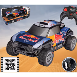Happy People RC X-Raid MINI JCW Buggy RedBull modèle radiocommandé Moteur électrique 1:16