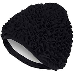 Bonnet de Bain - FASHY - Femme - Volants - Protection Chlorine - Style Rétro