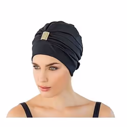 Bonnet de Bain Femme - FASHY - Exclusive - Noir - Taille Unique - Strass