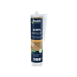 Bostik - Joint Acryl Parquet - Joint de Finition Parquets et Sols Stratifiés 300ml Couleur: Chêne foncé