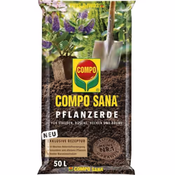 Terreau COMPO SANA®, substrat de culture • Pour planter des arbustes, des arbres et des arbustes dans le jardin • Avec 8 sema ...