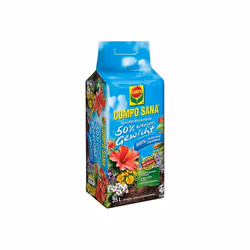 Terreau de qualité COMPO SANA® Avec environ 50% moins de poids. - Milieu de culture - Terreau de haute qualité avec un poids  ...