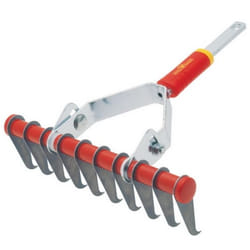 WOLF-Garten UG-M 3 Râteau pour pelouse Rouge, Argent