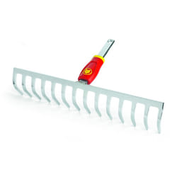 WOLF-Garten DR-M 35 Râteau de jardin Rouge, Argent Acier