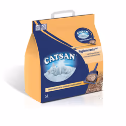 CATSAN Agglomérante Plus, Argile, 5 L, Beige, Marron, Sac en papier