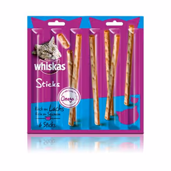 ‎Whiskas 251179/14er Pack, Friandises, Chat, Universel, Saumon, 6 g