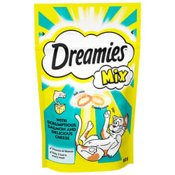 Dreamies 4008429055287 friandise pour chiens et chats Chat Biscuit Fromage, Saumon 60 g
