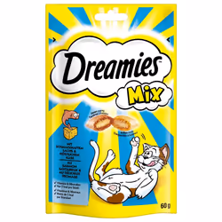 Dreamies 270851, Fromage, Saumon, 60 g