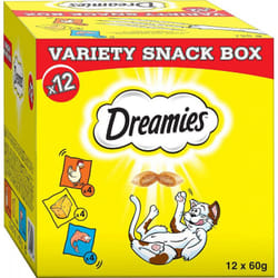 Dreamies 384298 friandise pour chiens et chats Chat Friandises Fromage, Poulet, Saumon 60 g