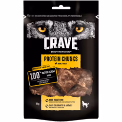 Crave 4008429127175, Friandises, Chien, Adulte, Poulet, 55 g
