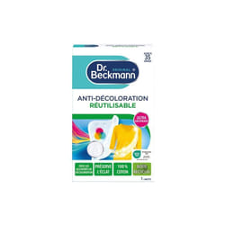 Dr Beckmann - Maxi lingette anti-décoloration réutilisable 35 lavages