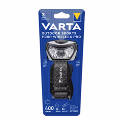 Varta 18650 101 401, Lampe frontale, Noir, Boutons, 2 m, IPX7, Chine