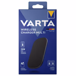 Varta 57906 101 111 chargeur d'appareils mobiles Universel Noir USB Recharge sans fil Charge rapide Intérieure