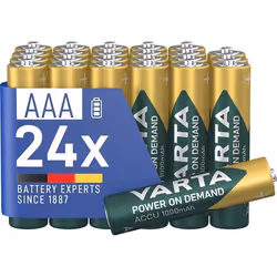 Lot de 8 piles Varta Power on Demand Rechargeable AAA 1000 mAh