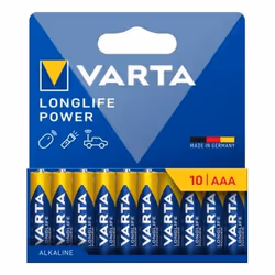 Varta 04903 121 761, Batterie à usage unique, AAA, Alcaline, 1,5 V, 10 pièce(s)