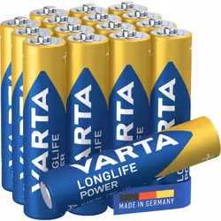 La LONGLIFE Power de VARTA est la plus puissante des piles VARTA. Elle a été spécialement conçue pour les appareils gourmands ...