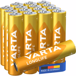 LONGLIFE de VARTA est la pile longue durée de la gamme VARTA. Elle est particulièrement performante dans les appareils ayant  ...