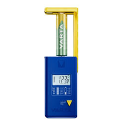 Varta LCD Battery Tester testeur de piles et d'énergies Bleu, Jaune