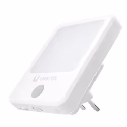 Varta Motion Sensor Plug Light, Veilleuse à brancher, Blanc, ABS, Polycarbonate (PC), Polyoxyméthyléne (POM), LED, 18 lm, Sen ...