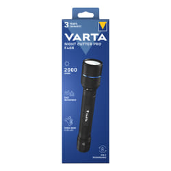 Varta Night Cutter Pro F40R Noir Lampe torche LED