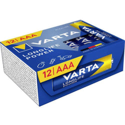 Longlife Power aaa Cube Pack12 Pile LR3 (aaa) alcaline(s) 1.5 v 12 pc(s) - Varta