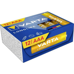 Longlife aaa Cube Pack12 Pile LR3 (aaa) alcaline(s) 1.5 v 12 pc(s) - Varta