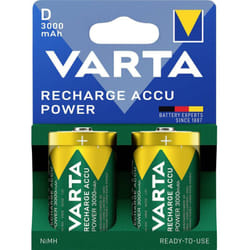 Recharge Accu Power d 3000 mAh Blister 2 Pile rechargeable LR20 (d) alcaline(s) 1.5 v 2 pc(s) - Varta