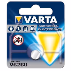 Varta V625U, Batterie à usage unique, Alcaline, 1,5 V, 200 mAh, Argent, 15,5 mm