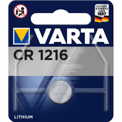 Varta CR1216, Batterie à usage unique, CR1216, Lithium, 3 V, 1 pièce(s), 27 mAh