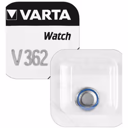 Varta SR721 SW/SR58/V362 1BL, Batterie à usage unique, SR58, Argent-Oxide (S), 1,55 V, 1 pièce(s), 21 mAh