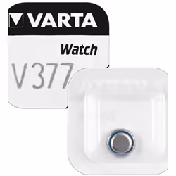 Varta SR626 SW/SR66 SW/V377 1BL, Batterie à usage unique, SR66, Argent-Oxide (S), 1,55 V, 1 pièce(s), 27 mAh