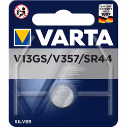 Varta -V13GS, Batterie à usage unique, SR44, Argent-Oxide (S), 1,55 V, 1 pièce(s), 155 mAh