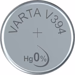 Varta -V394, Batterie à usage unique, Argent-Oxide (S), 1,55 V, 58 mAh, Argent, 3,6 mm