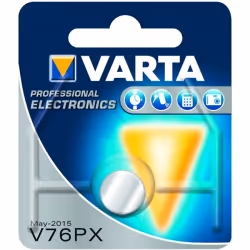 Varta 1x 1.55V V 76 PX, Batterie à usage unique, SR44, Argent-Oxide (S), 1,55 V, 1 pièce(s), Argent