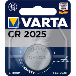 Varta -CR2025, Batterie à usage unique, CR2025, Lithium, 3 V, 1 pièce(s), Métallique