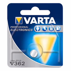 Varta -V362, Batterie à usage unique, Argent-Oxide (S), 1,55 V, 1 pièce(s), Argent, 2,1 mm