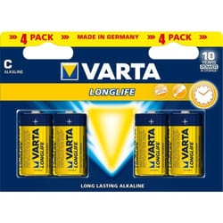 Piles alcalines (taille c LR14) de Longue durée, 1,5 v, 4 pièces. - Varta