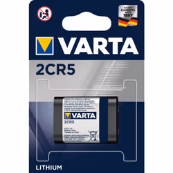 Varta -2CR5, Batterie à usage unique, 6V, Lithium, 6 V, 1 pièce(s), 1400 mAh